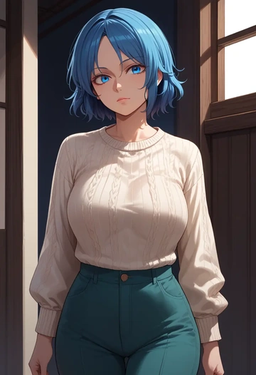 touhou,tenkyuu_chimata,sweater  - AI generated anime art