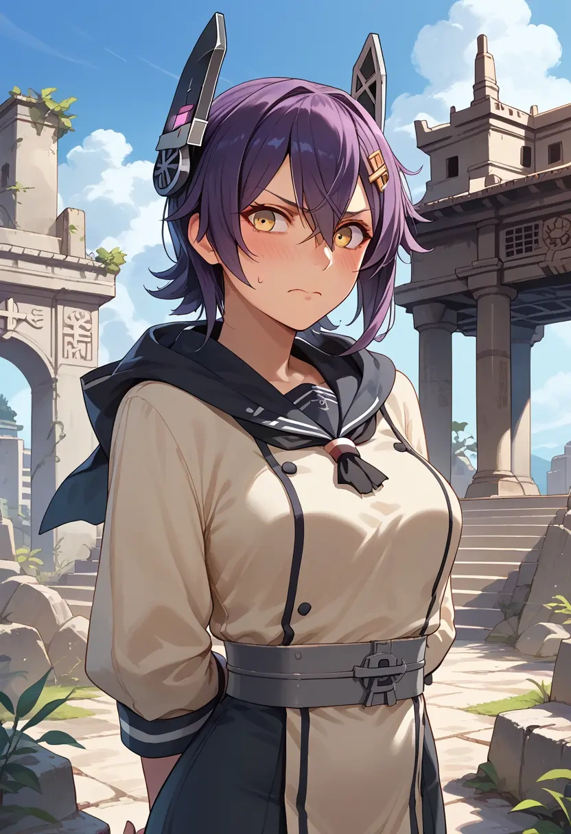 kantai_collection,tenryuu_(kancolle),crop windbreaker,shorts  - 