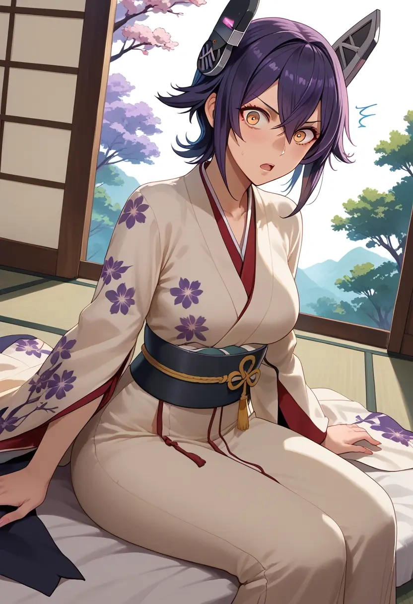 kantai_collection,tenryuu_(kancolle),kimono,silk,wide-leg trousers  - 