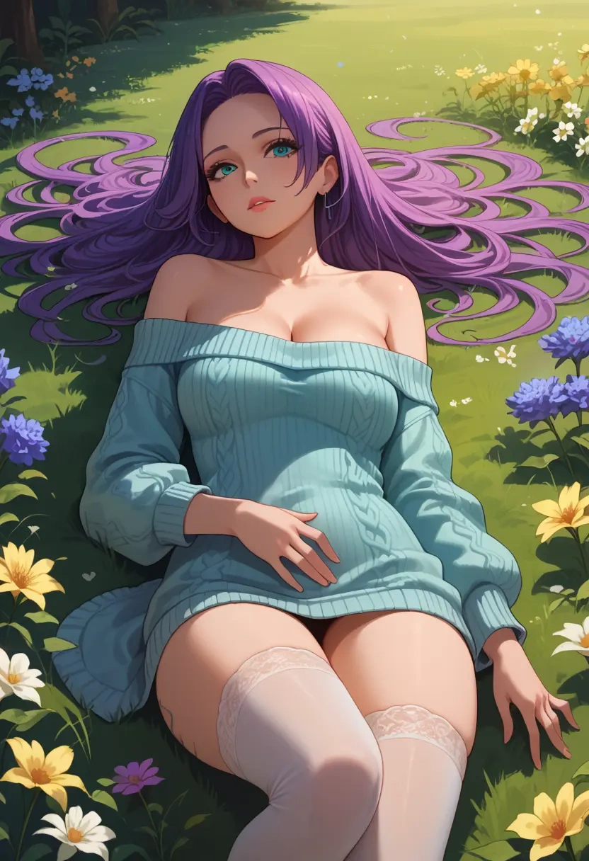 final_fantasy,terra_branford,off-shoulder,sweater  - 