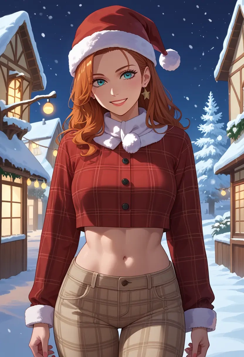 final_fantasy,terra_branford,Christmas,plaid trousers  - 