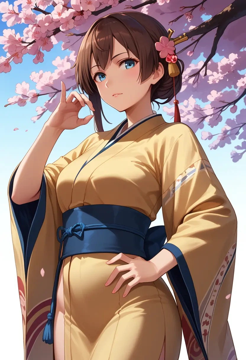 kantai_collection,teruzuki_(kancolle),kimono  - 