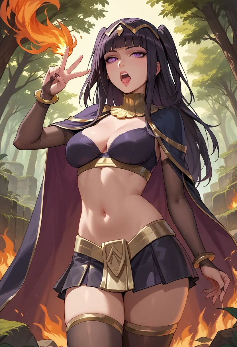 fire_emblem,tharja_(fire_emblem),mini skirt, stockings  - 