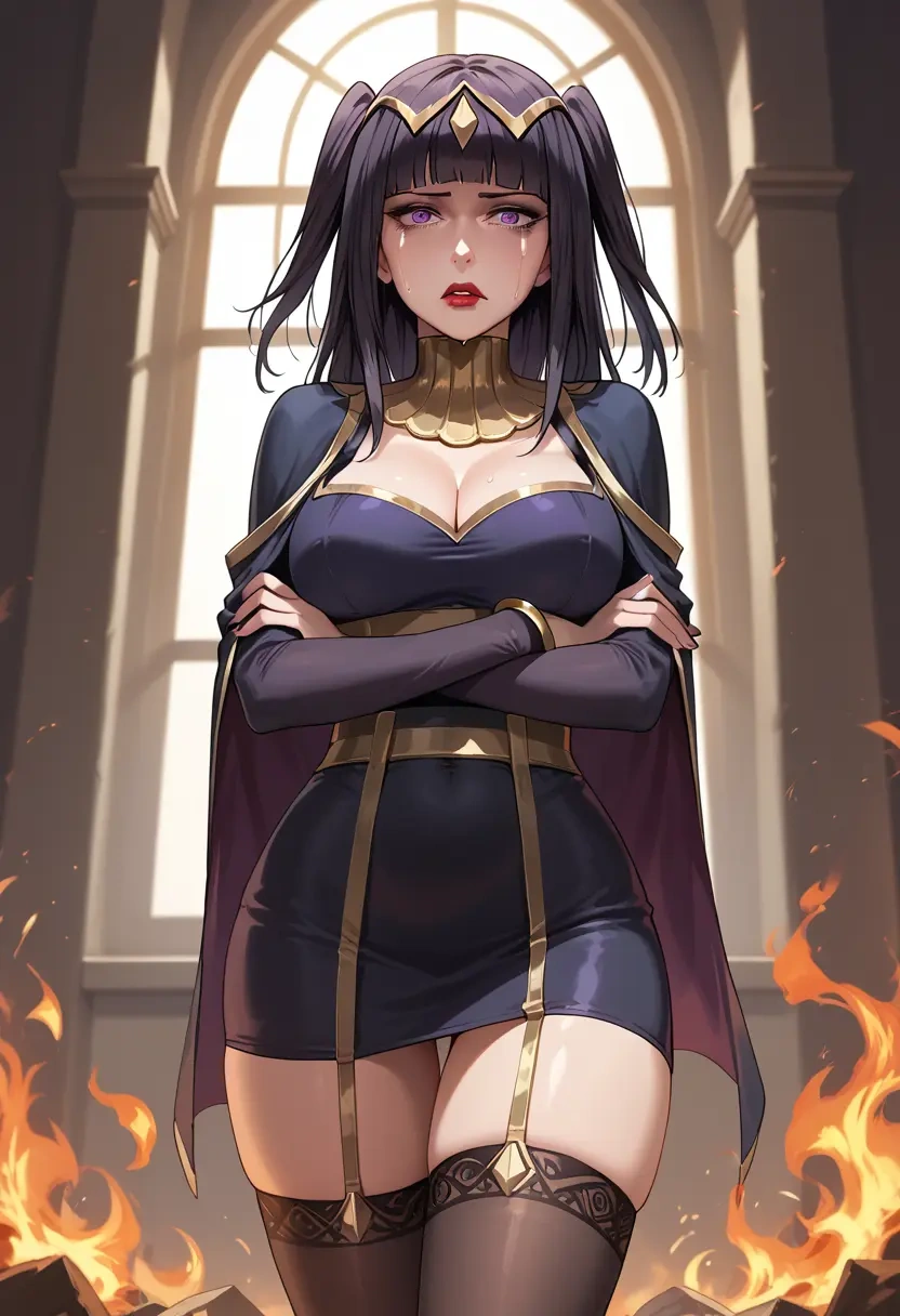 fire_emblem,tharja_(fire_emblem),secretary,stockings  - 