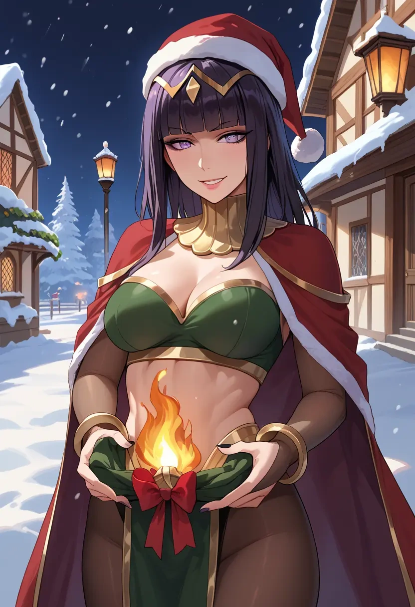 fire_emblem,tharja_(fire_emblem),Christmas,dress  - 