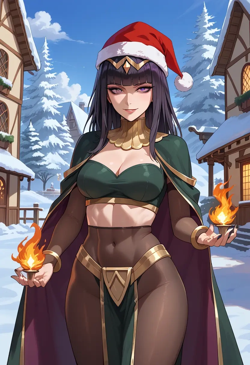 fire_emblem,tharja_(fire_emblem),Christmas,dress  - 