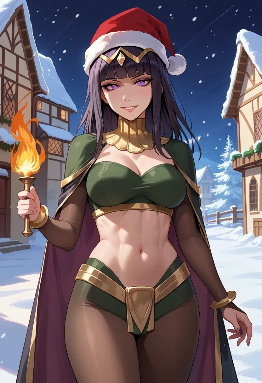 fire_emblem,tharja_(fire_emblem),Christmas,dress  - 