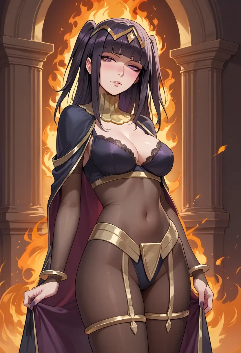 fire_emblem,tharja_(fire_emblem),pants,wide-leg,strappy top  - 