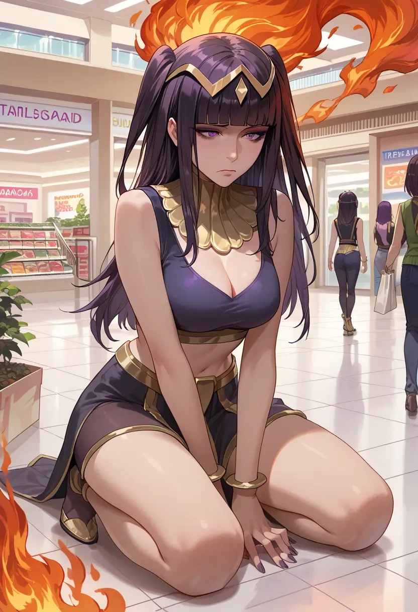 fire_emblem,tharja_(fire_emblem),sports vest,capri leggings  - 