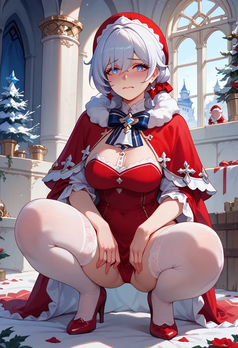 honkai_(series),theresa_apocalypse,Christmas,sexy, stockings,  - 