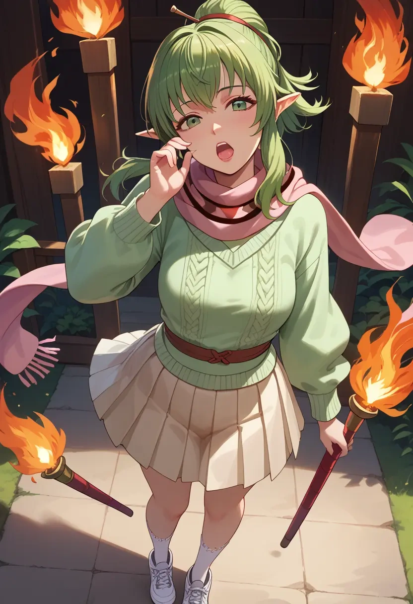 fire_emblem,tiki_(fire_emblem),spring,student uniform,knit sweater  - 