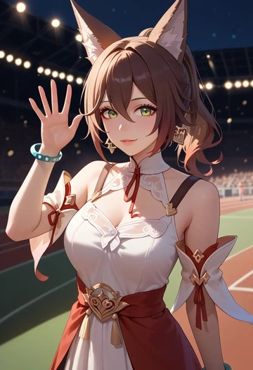 star rail,tingyun,athletic  - AI generated anime art