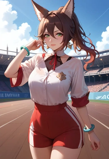 star rail,tingyun,athletic  - AI generated anime art