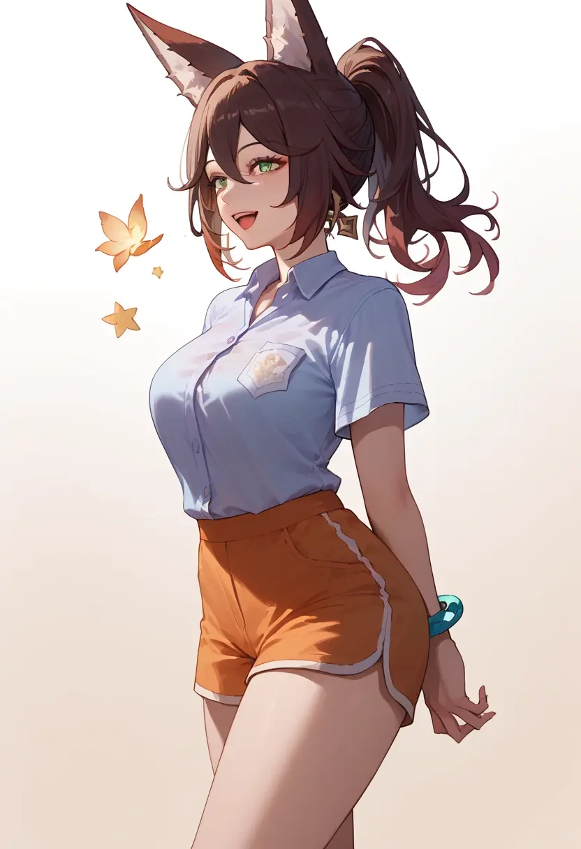 star rail,tingyun,tennis polo,skort  - 