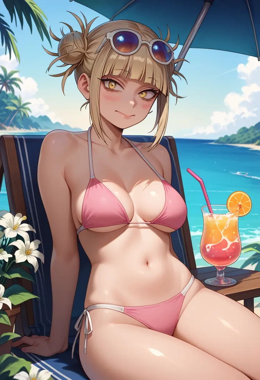 boku_no_hero_academia,toga_himiko,bikini  - 