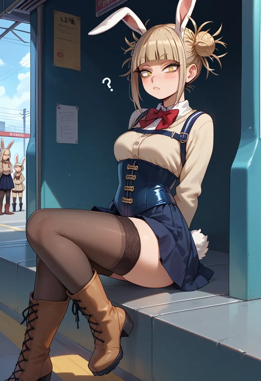 boku_no_hero_academia,toga_himiko,bunny girl  - 