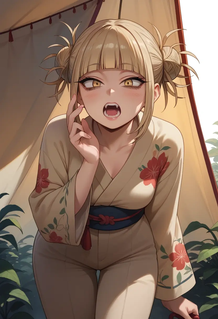 boku_no_hero_academia,toga_himiko,kimono,silk,wide-leg trousers  - 