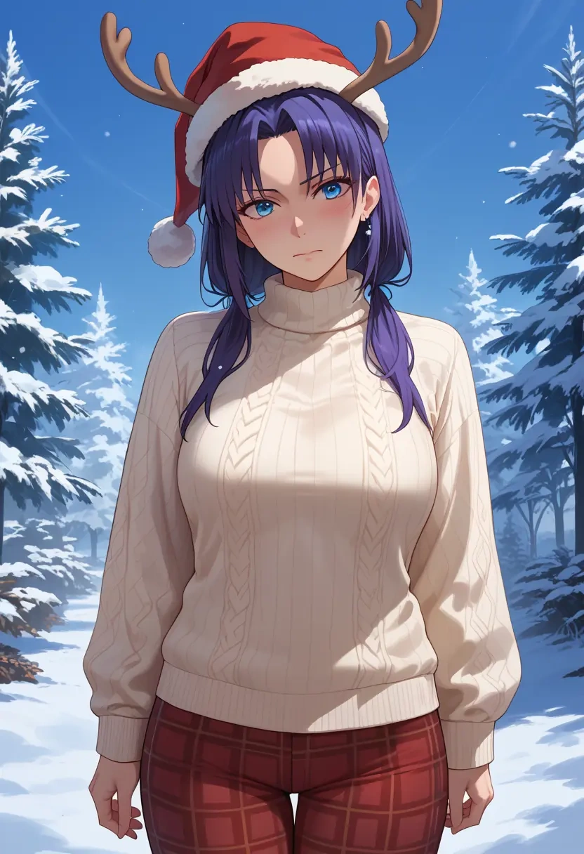 tsukihime,tohno_akiha,Christmas  - 