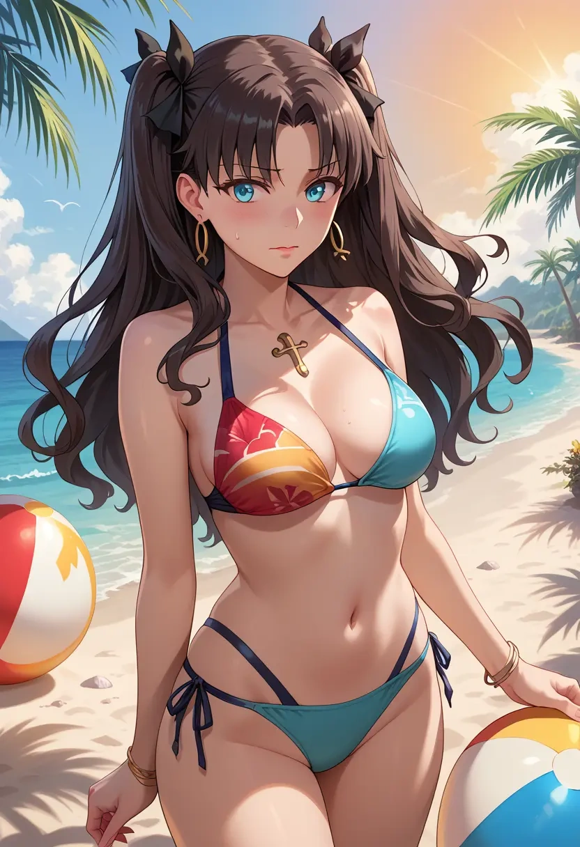 fate_(series),tohsaka_rin,bikini  - 