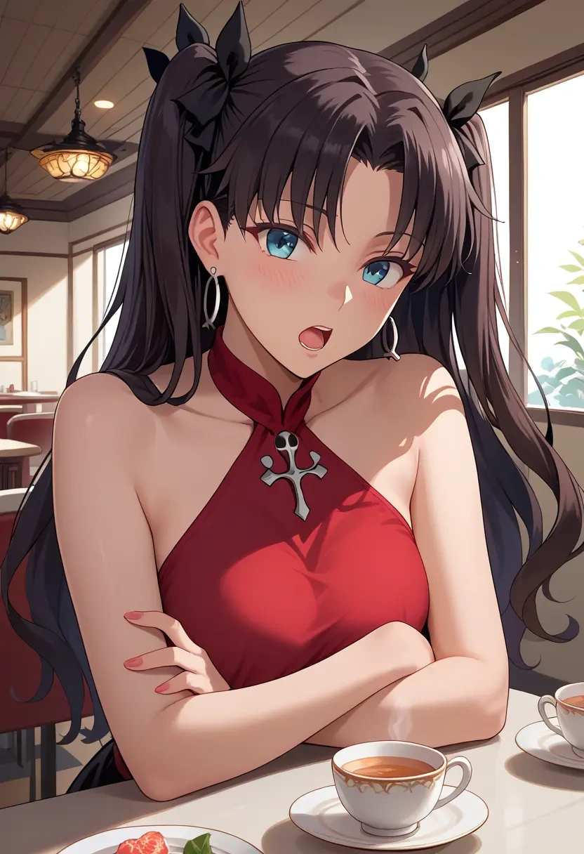 fate_(series),tohsaka_rin,dress,halter,layered tulle  - 