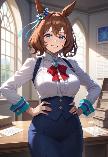 umamusume,tokai_teio_(umamusume),OL  - AI generated anime art