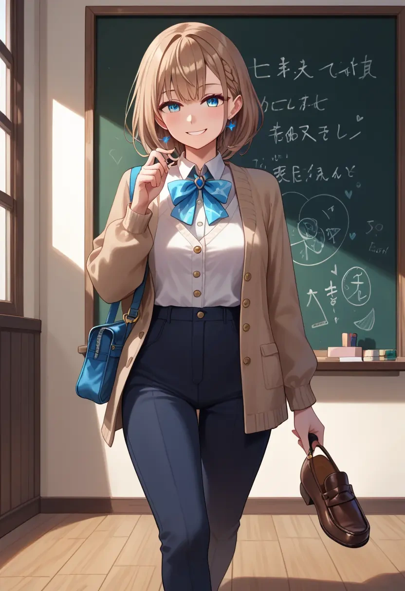 hololive,tokino_sora,teacher, sweater  - 