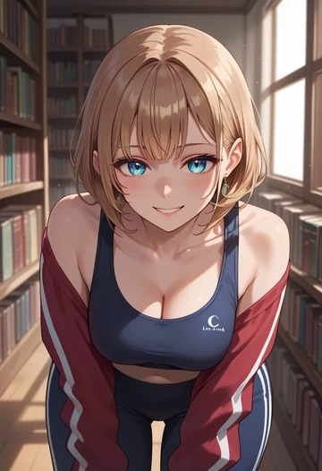 hololive,tokino_sora,athletic,track suit  - AI generated anime art