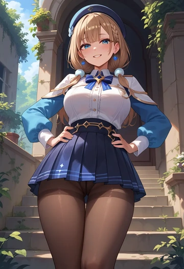 hololive,tokino_sora,shorts, pantyhose  - AI generated anime art