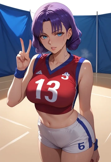 fate_(series),tokitarou_(fate),volleyball uniform  - AI generated anime art