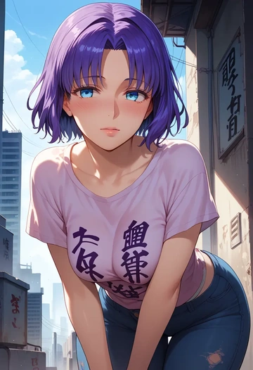 fate_(series),tokitarou_(fate),handwritten script shirt,dolphin shorts  - AI generated anime art