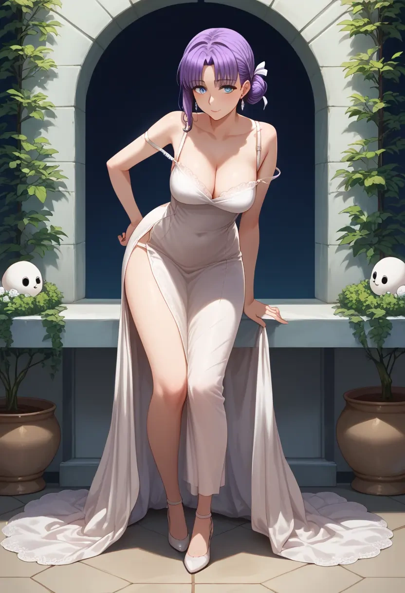 fate_(series),tokitarou_(fate),silk slip dress  - 