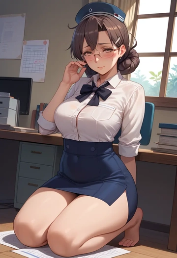 kantai_collection,tokitsukaze_(kancolle),OL  - AI generated anime art