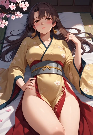 kantai_collection,tokitsukaze_(kancolle),kimono  - AI generated anime art