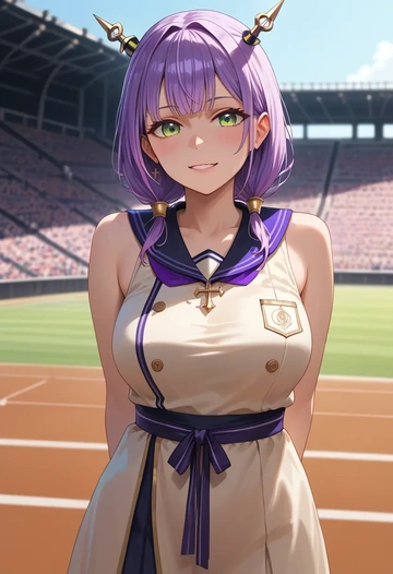 hololive,tokoyami_towa_(1st_costume),athletic  - AI generated anime art