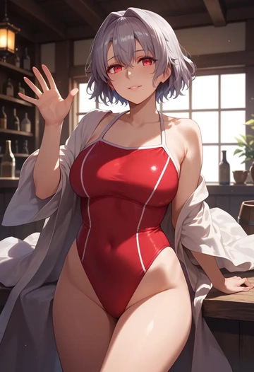 fate_(series),tomoe_gozen_(fate),swimsuit,sexy  - AI generated anime art