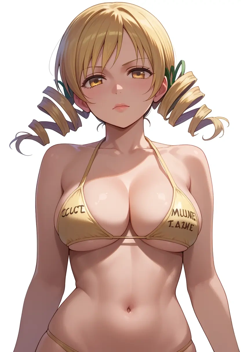 mahou_shoujo_madoka_magica,tomoe_mami,bikini  - 