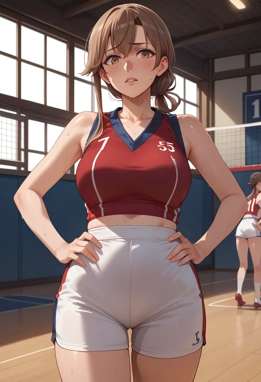 kantai_collection,tone_(kancolle),volleyball uniform  - 