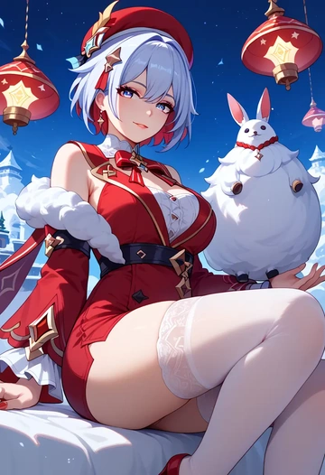 star rail,topaz,Christmas,sexy, stockings,  - AI generated anime art