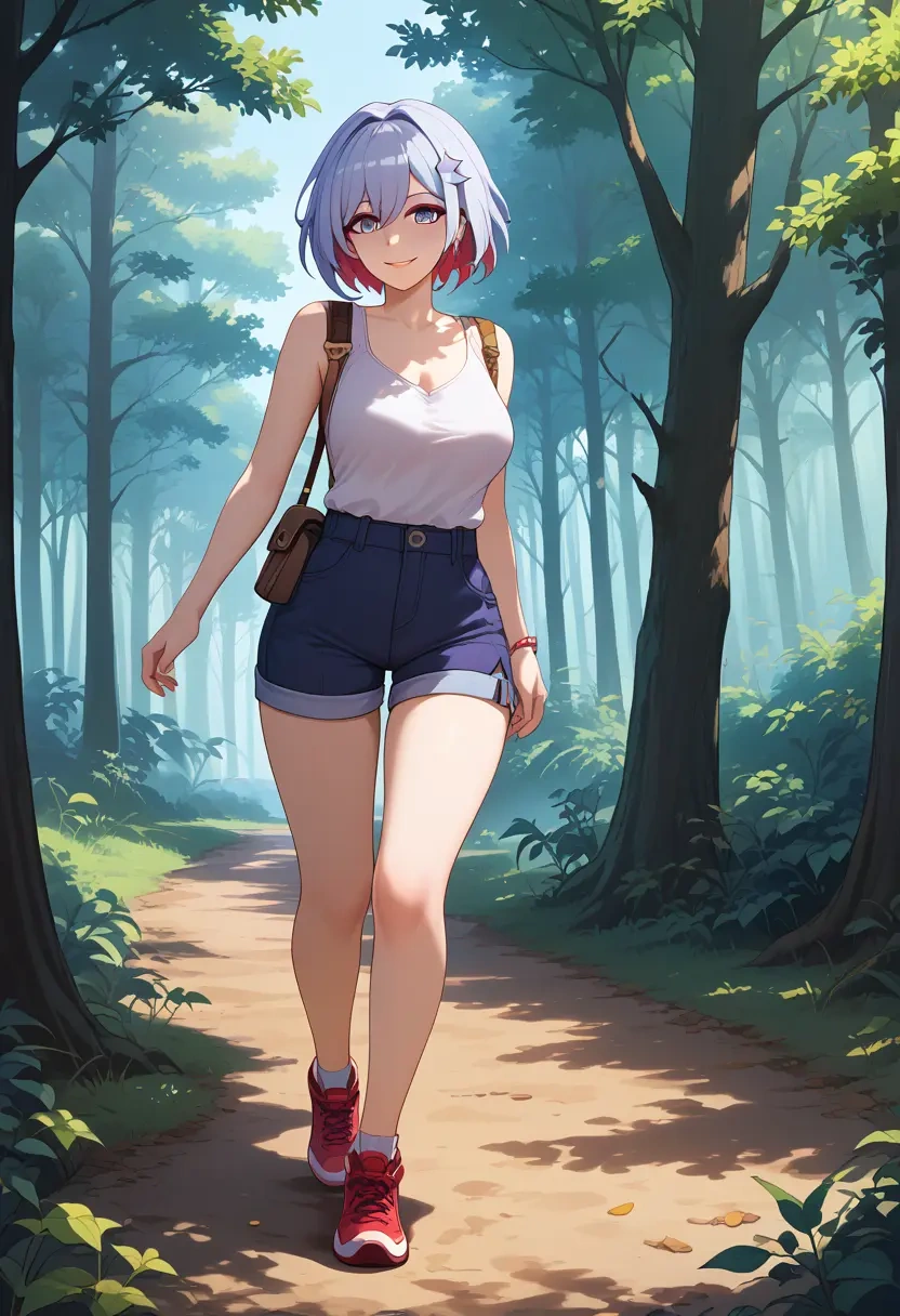 star rail,topaz,forest,tank top  - 