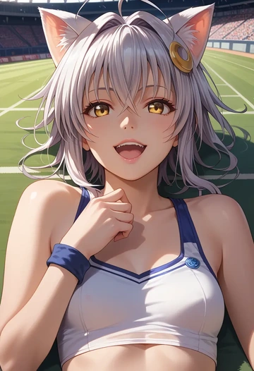 high_school_dxd,toujou_koneko,athletic  - AI generated anime art