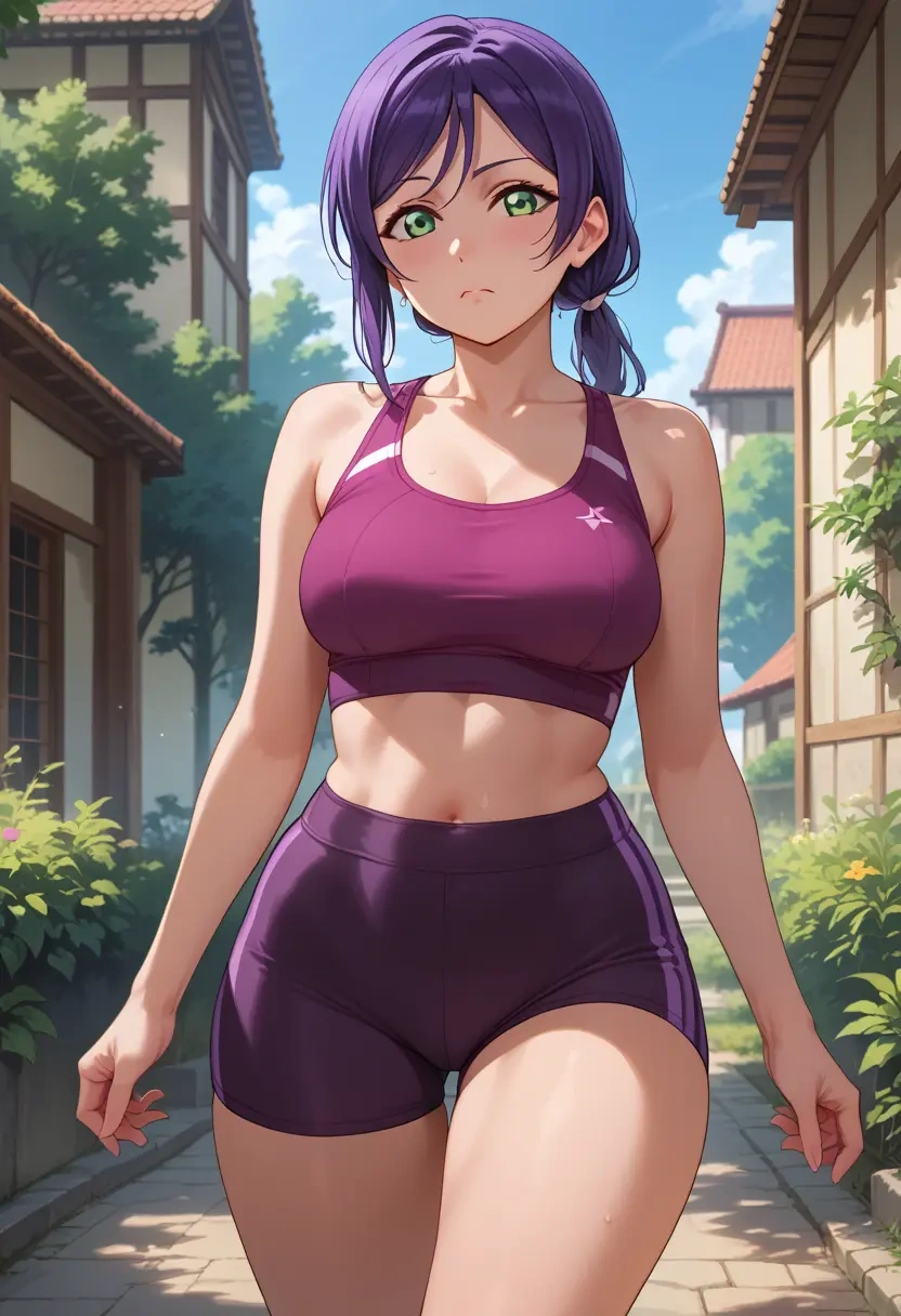 love_live,toujou_nozomi,yoga shorts  - 