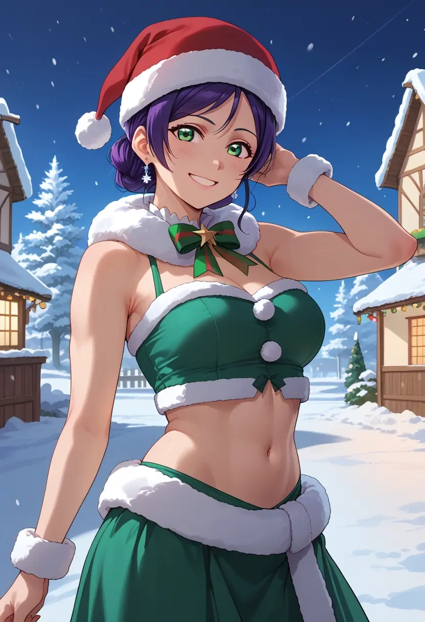 love_live,toujou_nozomi,Christmas,dress  - 