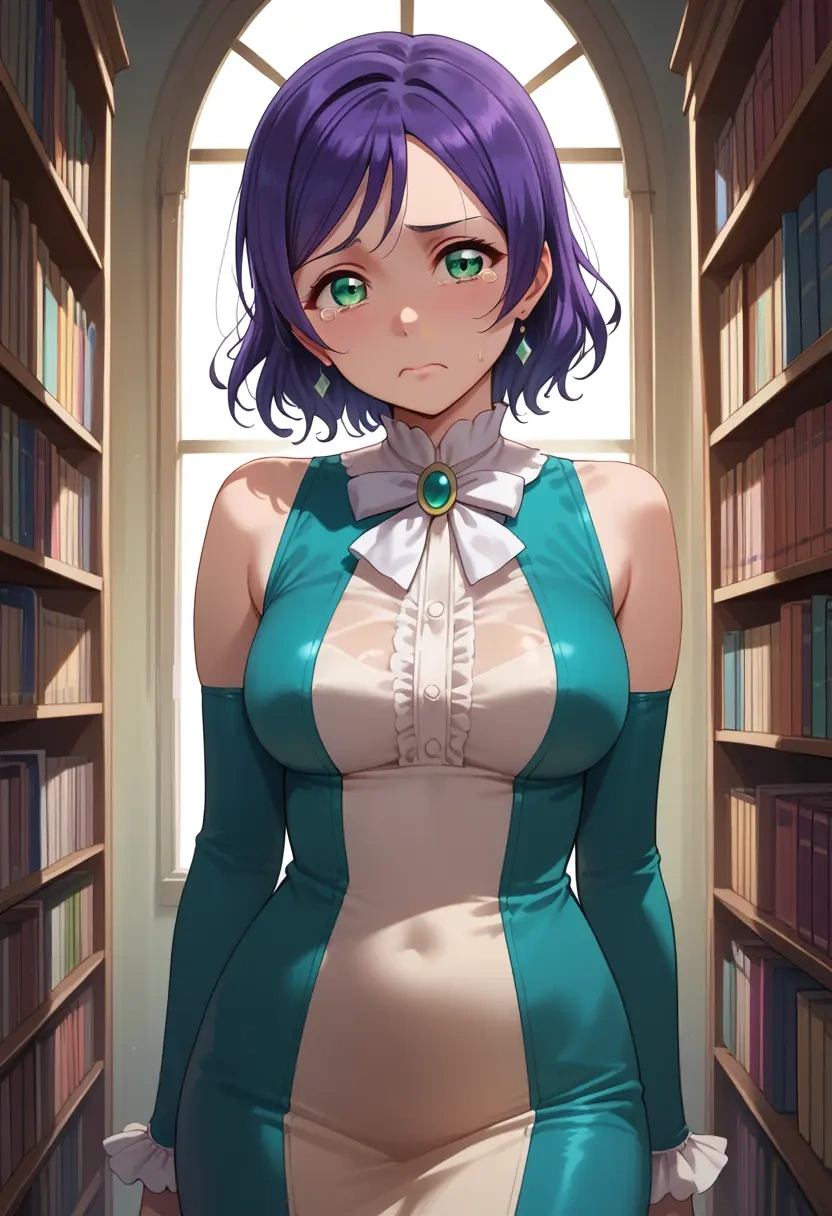 love_live,toujou_nozomi,bodysuit,mesh,high-waisted skirt  - 