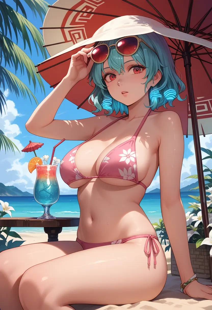 touhou,toutetsu_yuuma,bikini  - 