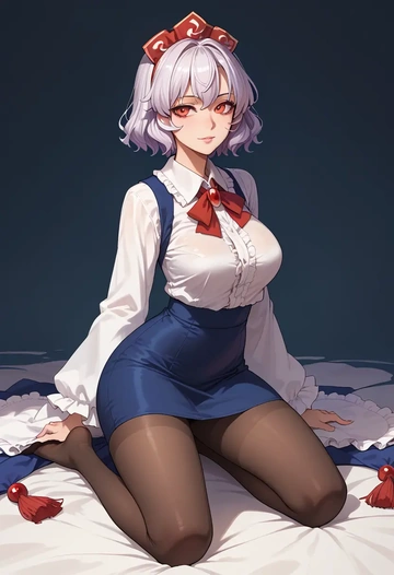 touhou,toutetsu_yuuma,shorts, pantyhose  - AI generated anime art