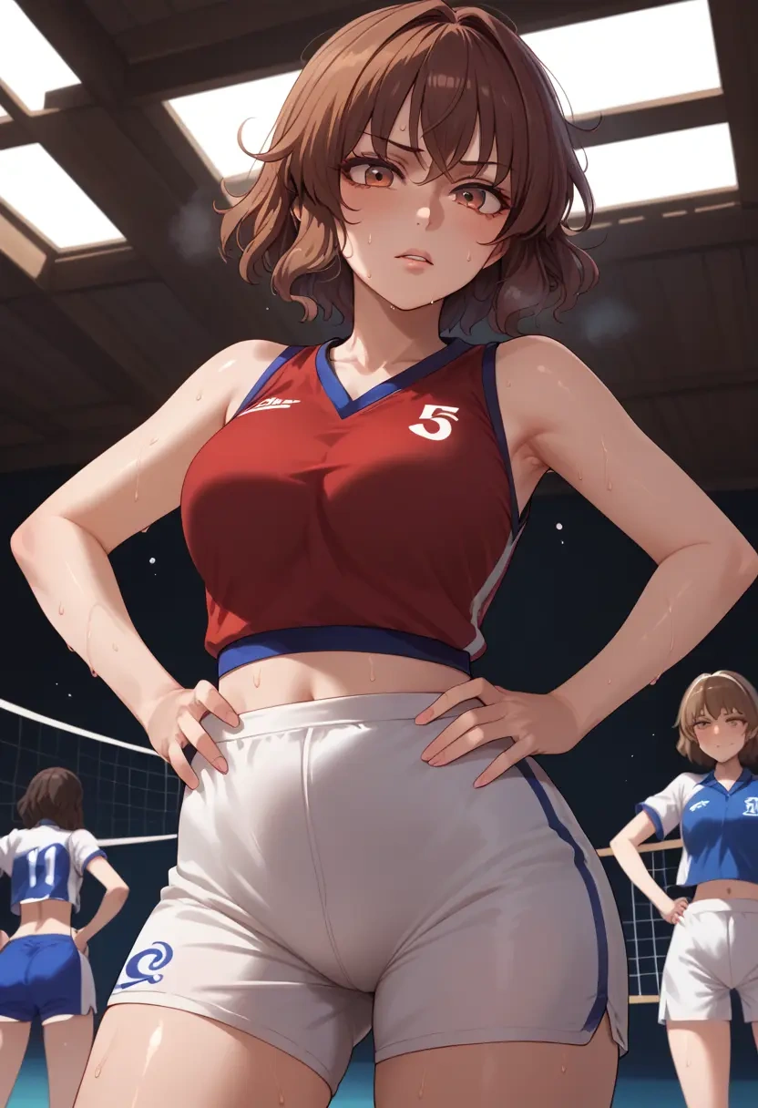 touhou,toyosatomimi_no_miko,volleyball uniform  - 