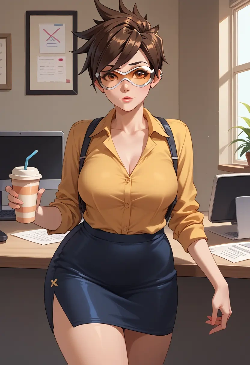 overwatch,tracer_(overwatch),OL, glasses,  - 