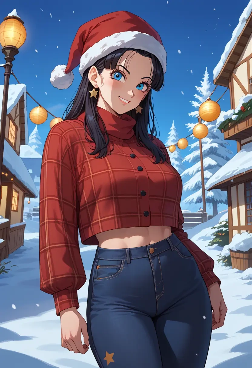 dragon_ball,trunks_(dragon_ball),Christmas,plaid trousers  - 