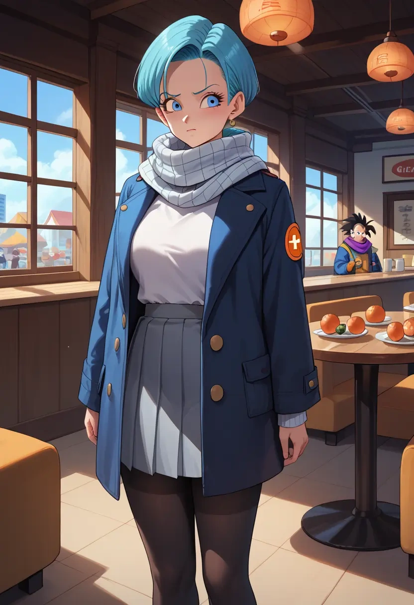 dragon_ball,trunks_(dragon_ball),winter,student uniform,puffer coat  - 