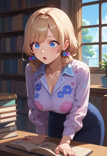 nijisanji,tsukino_mito,silk graffiti shirt,dolphin shorts  - AI generated anime art